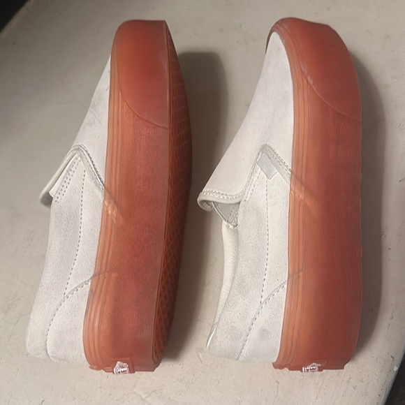 Vans Classic Slip on sneakers-Platform/Stackform-Marshmallow/Peach-sz 10- NEW!! - Picture 5 of 5